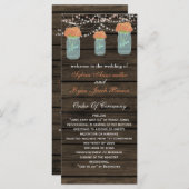 Barnwood metselaarpotten, koraal bloemen programma (Voorkant / Achterkant)