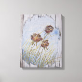 Barnwood Roses Canvas Afdruk (Voorkant)