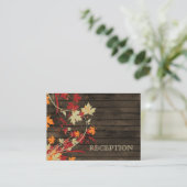 Barnwood Rustic, invitation de réception mariage d (Debout devant)