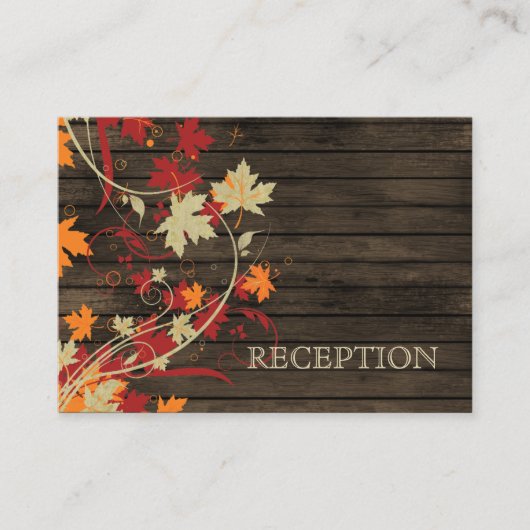 Barnwood Rustic, invitation de réception mariage d (Devant)