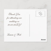 Barnwood Rustic Pine bomen, winter Dank u notities (Achterkant)