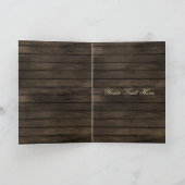 Barnwood Rustic prum tomber laisse mariage Merci (Intérieur)