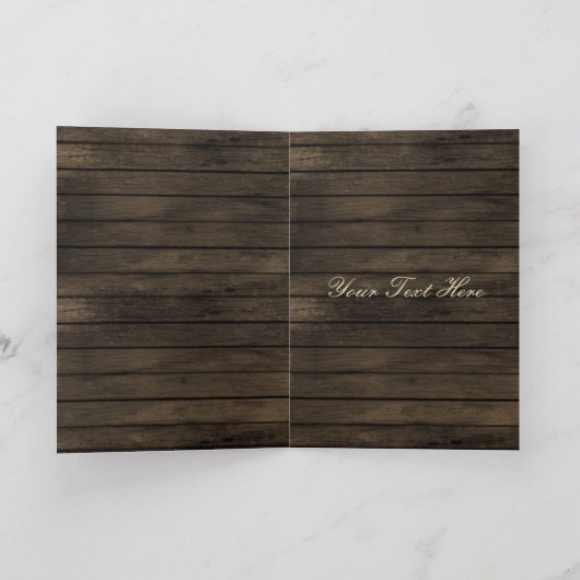 Barnwood Rustic prum tomber laisse mariage Merci (Intérieur)