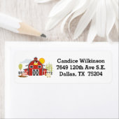 Barnyard Adreslabel Etiket (Insitu)