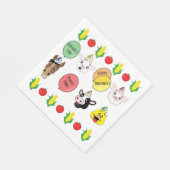 Barnyard Animals verjaardagsfeestje Servet (Hoek)