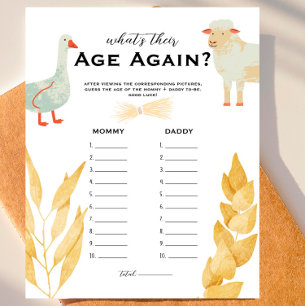 Barnyard Animals - wat is hun leeftijd weer?
