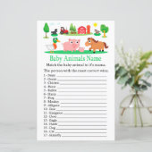 Barnyard Baby Animals Name Game (Staand voorkant)