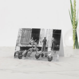 Barnyard Banjo Player, 1927 Kaart