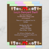 Barnyard Bash Kaart (Voorkant / Achterkant)