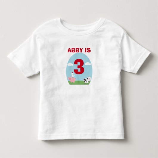Barnyard Bash Kinder Shirts (Voorkant)