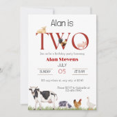 Barnyard Bash: Vier dat je twee wordt! Kaart (Voorkant)