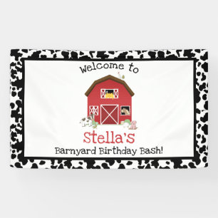 Barnyard Birthday Banner! Spandoek