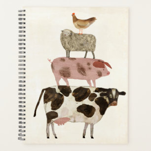 Barnyard Buds - Cow, Pig, Sheep en Hen Planner