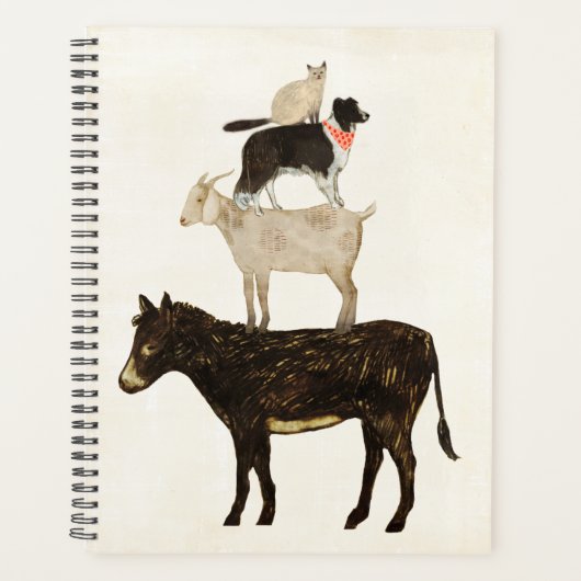 Barnyard Buds - Donkey, Goat, Dog, Cat Planner (Voorkant)