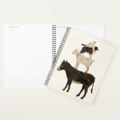 Barnyard Bufs - Âne, Chèvre, Chien, Chat (Devant avec enveloppe)