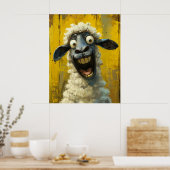 Barnyard Burst - Hilaried Portrait Poster (Cuisine)