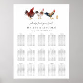Barnyard Chicken Mariage - Tableau de sièges (Devant)