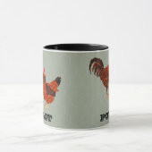 Barnyard Chickens Mok (Midden)