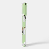  Barnyard Chickens Pattern over Green Case-Mate iPhone Case (Achterkant / Rechts)