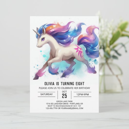 Barnyard Custom Horse Verjaardag Kaart (Staand voorkant)