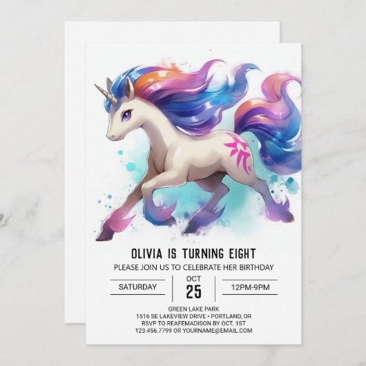 Barnyard Custom Horse Verjaardag Kaart (Voorkant / Achterkant)