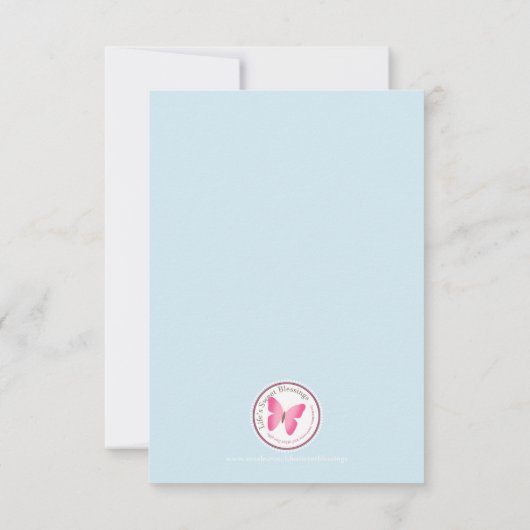 Barnyard dank je kaart (Achterkant)