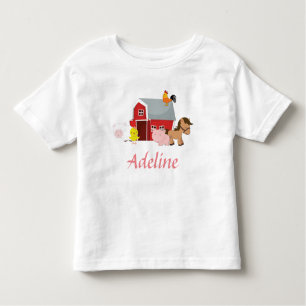 Barnyard Dieren Meisjes Ruffle Shirt