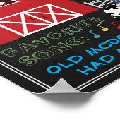 Barnyard First Birthday Poster 16x20 (Hoek)