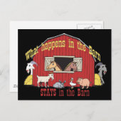 Barnyard Goat Briefkaart (Voorkant / Achterkant)