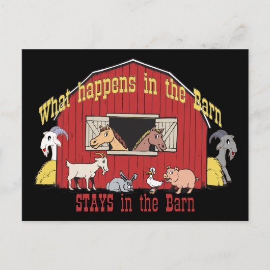 Barnyard Goat Briefkaart (Voorkant)