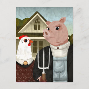 Barnyard Gothic Briefkaart