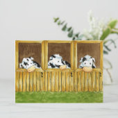 Barnyard Grapevine Invitation Kaart (Staand voorkant)
