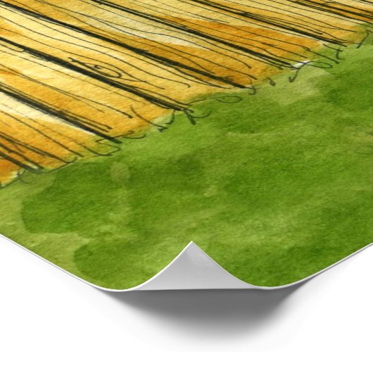 Barnyard Grapevine Print (Hoek)