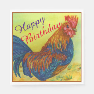 Barnyard Haan Happy Birthday Party Celebration Servet
