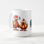 Barnyard Sparring Match Mug Koffiemok (Voorkant links)