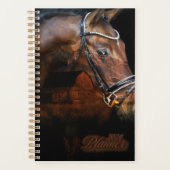 Barnyard Style Planner Met Paard en Schuur (Voorkant)