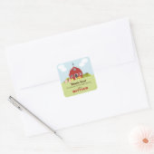 Barnyard Vierkante Sticker (Envelop)