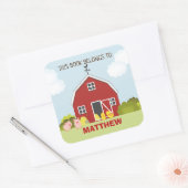 Barnyard Vierkante Sticker (Envelop)