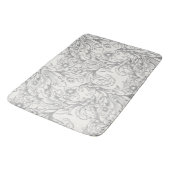 Barok Acanthus Leaf Grey Badmat (Gekanteld)