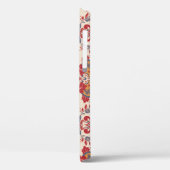 Barok Bloemen behangontwerp Case-Mate iPhone Case (Achterkant / Links)