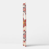 Barok Bloemen behangontwerp Case-Mate iPhone Case (Achterkant / Rechts)