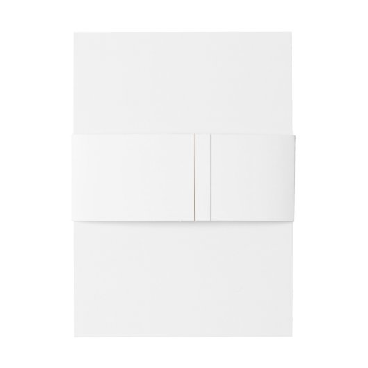 Barok Crest | Monogram bruiloft Uitnodigingen Wikkel (Achterkant Voorbeeld)