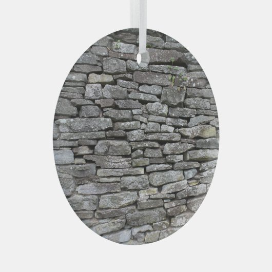 Barok Damask: Luxe bloemmotief Glas Ornament (Voorkant Rechts)