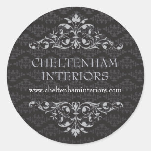 Barok Damask Sticker