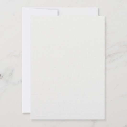 Barok Elegant Crest Ornament Minimalistische bruil Kaart (Achterkant)