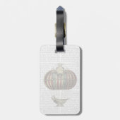 Barok Fantasie Ballon 4 Bagagelabel (Achterkant verticaal)