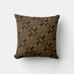 Barok Gouden Sierpatroon Kussen