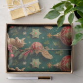 barok kerstpapier tissuepapier (Geschenk)