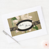 Barok Lily Gold Formele Favor Box Sticker (Envelop)