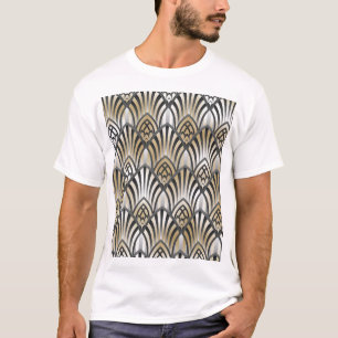  barok: ornamentaal naadloos patroon t-shirt